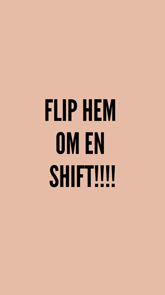 flip hem om en shift leonie set yourself free