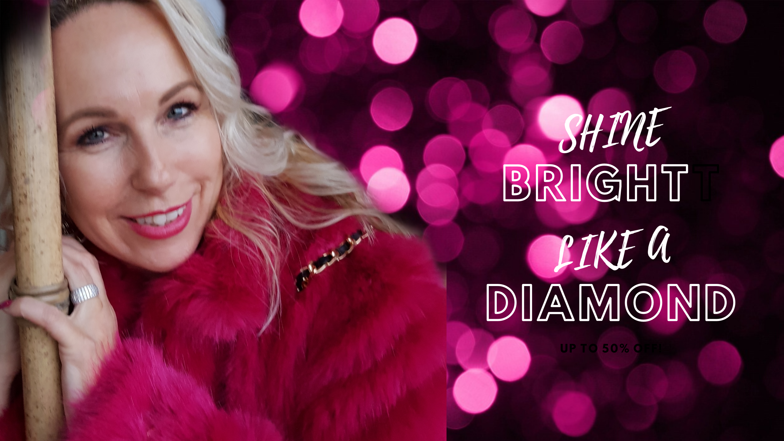 Shine Bright header website